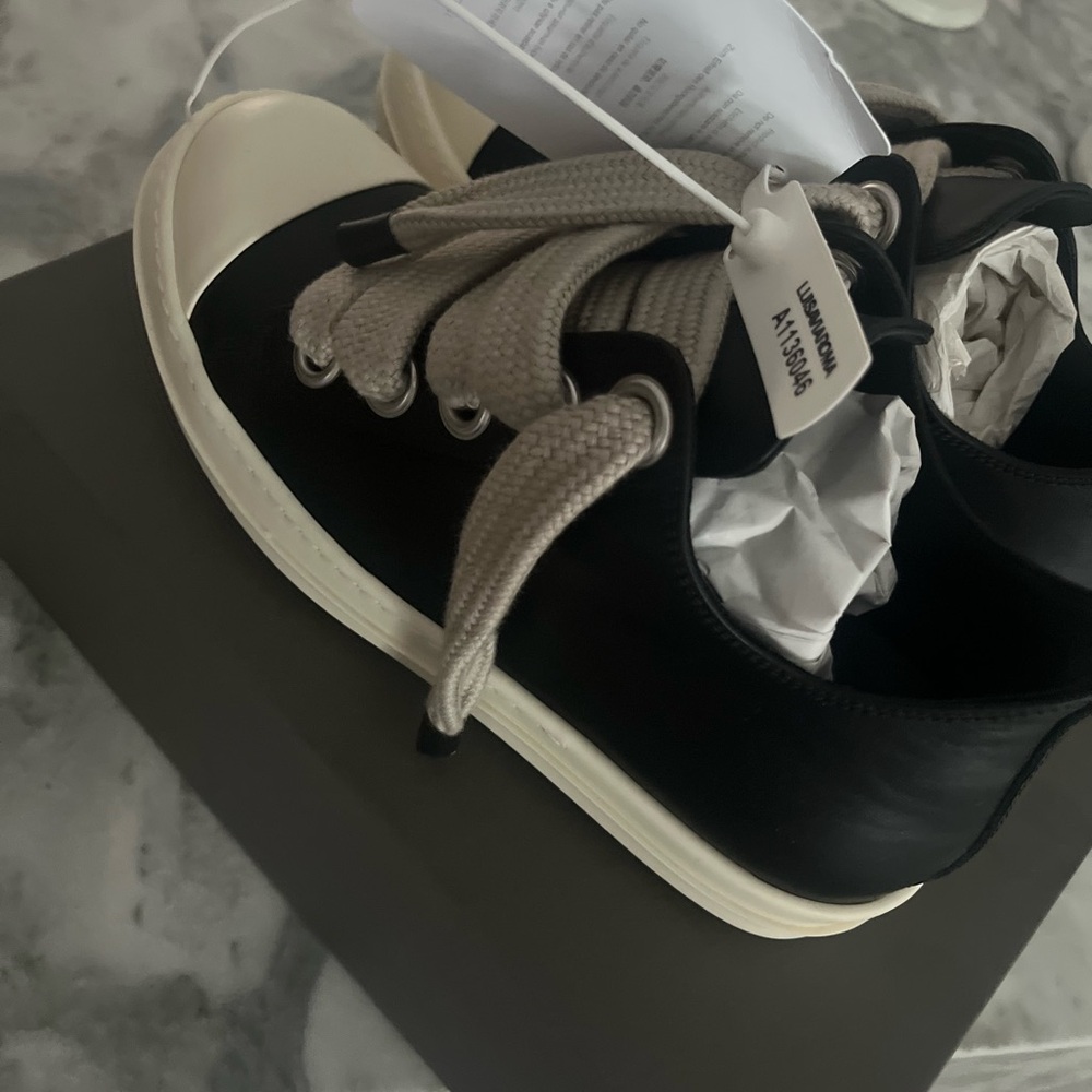 rick owens porterville jumbo lace "black pearl"